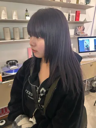 セミロング カラー Ravo所属・キラ/ハイトーン/ ダブルカラーのヘアスタイル