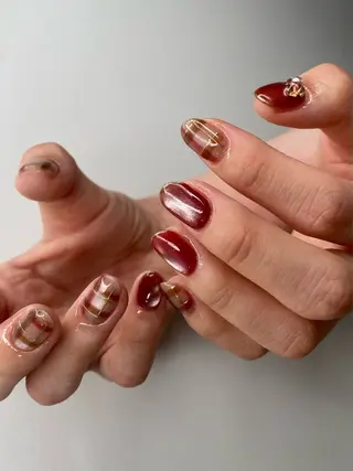 ミディアム Nail Salon Coffret西中島店所属・coffret　酒井 萌のネイルデザイン