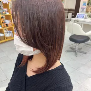 セミロング ベージュカラー/ いぢちるみのヘアスタイル