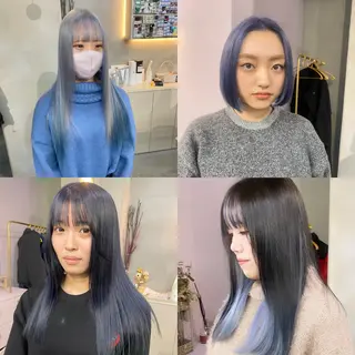 セミロング カラー qulim所属・前橋 姫奈のヘアスタイル