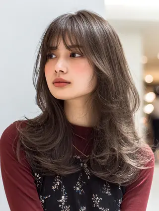 セミロング 生艶髪＆レイヤー🔔 渋谷お薦めNo.1✨のヘアスタイル