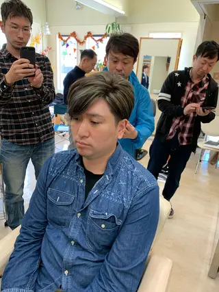 パーマ メンズ 茂木 太郎のヘアスタイル