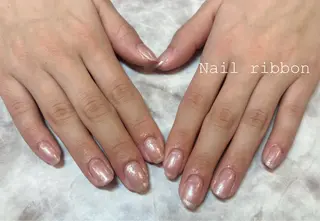 ネイル ネイルリボン 笠井のネイルデザイン