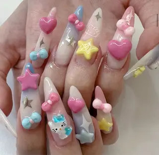 ネイル Ryunail所属・Ryu Nail NekoChanのネイルデザイン