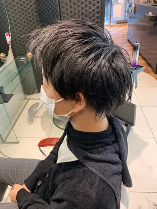 ミディアム ✨上村 潤平✨メンズヘア✨のヘアスタイル