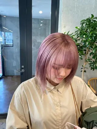 ミディアム まお♡レイヤーカット ×色っぽstyleのヘアスタイル