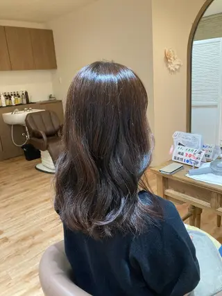 セミロング 髪質改善/パパス 学南町/松島大己のヘアスタイル