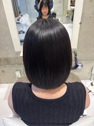 セミロング let’s所属・透明感／髪質改善 ／ りかのヘアスタイル