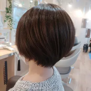 ショート カラー ICH·GO(イチゴ)大山店所属・岩田 祐加のヘアスタイル