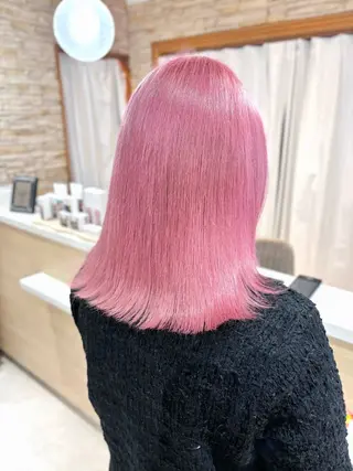 ミディアム ブリーチ／ 髪質改善／ＲＹＯのヘアスタイル