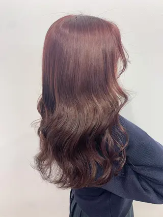 ロング レイヤー×グレージュ /ピンク🩷mioのヘアスタイル