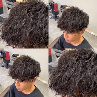 パーマ メンズ メンズ特化LIBER 石川玲央のヘアスタイル