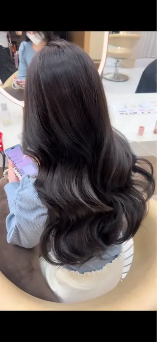 ロング 髪質改善/透明感カラ ー/みほのヘアスタイル
