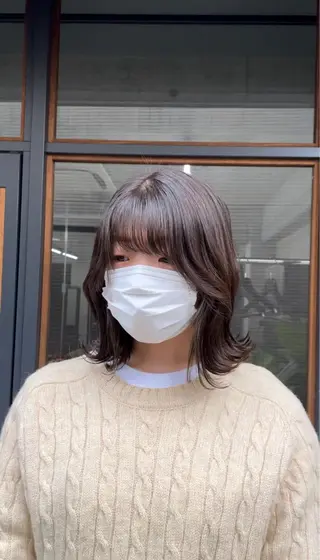 ミディアム カラー レイヤー/透明感 カラー ☽EMIRIのヘアスタイル