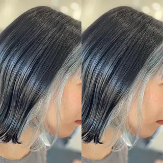 ミディアム カラー Snaly カラー特化ページのヘアスタイル