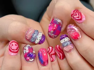 ネイル Nail Atelier IamI所属・アイアムアイ 大村磨衣のネイルデザイン