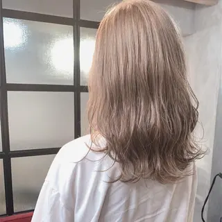 ロング カラー SAKURA 原宿所属・なかの たくみのヘアスタイル