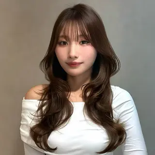 ロング カラー 銀座/レイヤーカット 髪質改善/RYUのヘアスタイル