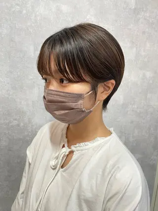 ショート C’LD hair  produce /シールドヘア所属・モテ髪/ボブ/ショー ト/アダチフウトのヘアスタイル