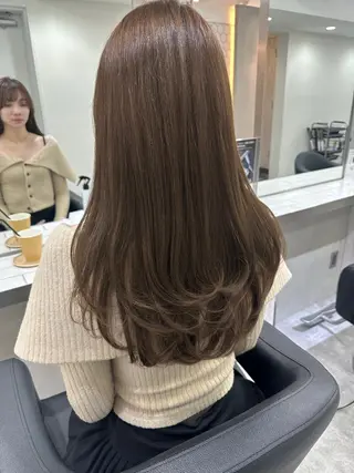 ロング トリウミ カホのヘアスタイル