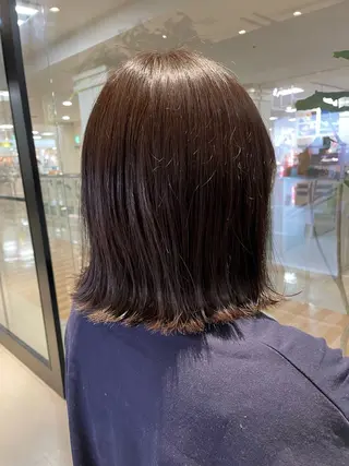 ミディアム キルンサンピアン所属・ナチュラルカラー 児玉優香のヘアスタイル