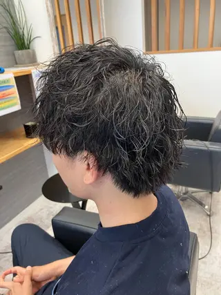 パーマ メンズ メンズ特化/パーマ/ フェードWATARUのヘアスタイル