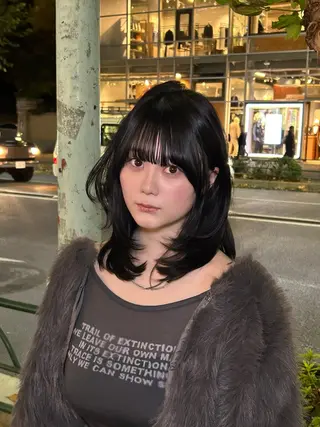 ミディアム 吉村 駿佑のヘアスタイル