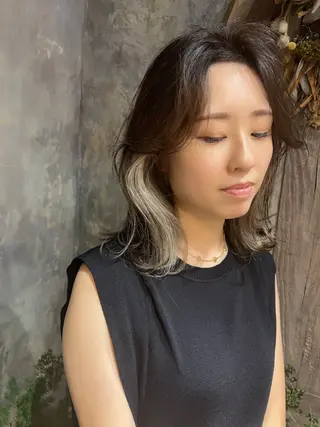 カラー ミヨシマユ✨ チーフ就任記念🌈のヘアスタイル