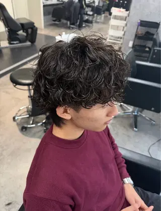 パーマ シャドウパーマ/立川 メンズ/コタロウのヘアスタイル