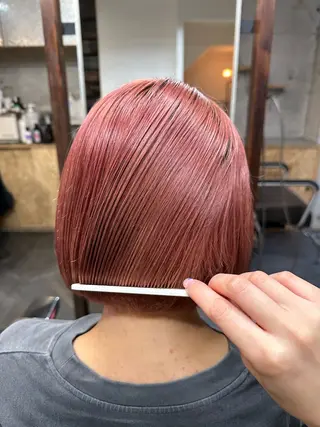 ショート カラー マツダテホノカ🌼 ボブ・ハイトーン🌼のヘアスタイル