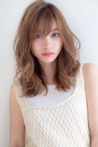 セミロング カラー パーマ ヘアアレンジ 髪質改善/縮毛矯正/ ボブ/店長/槌矢圭悟のヘアスタイル