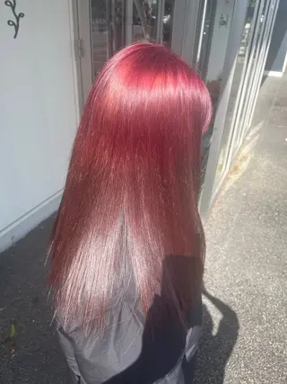 ロング カラー 久留生 隼斗のヘアスタイル