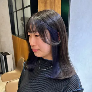 ミディアム Natsuki/韓国 ボブ/レイヤーカットのヘアスタイル