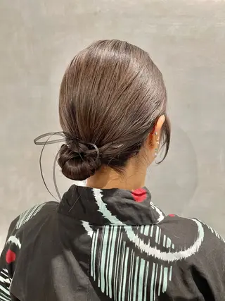 ヘアアレンジ charm《銀座》 ヘアセット/縮毛矯正のヘアスタイル