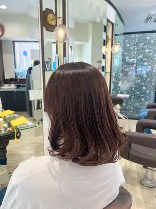 ミディアム カラー kataoka ryotaのヘアスタイル