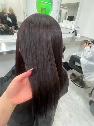 ロング 艶髪ハイトーンカラー 渋谷🎀ririkaのヘアスタイル