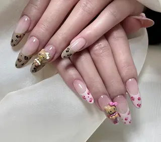 ネイル By moonネイル 🌷ワンホン/韓国風のネイルデザイン