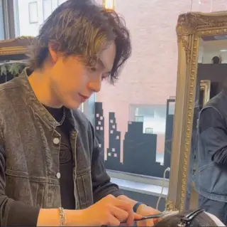 メンズ 舘野涼太 /ダブル カラー/髪質改善のヘアスタイル