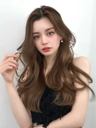 セミロング 前髪顔まわりカット 🌈中村海聖のヘアスタイル