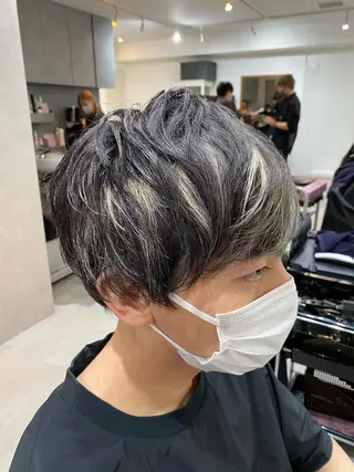 ショート メンズ 銀座⚜️【脱白髪染め 美髪矯正】トグチのヘアスタイル