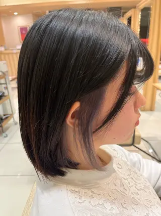 ミディアム カラー なつな/ 透明感カラーのヘアスタイル