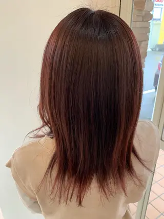 カラー 柴田 結衣のヘアスタイル