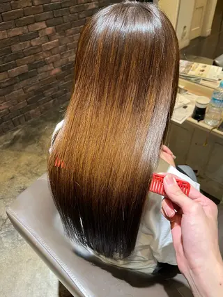 セミロング 道下 颯人のヘアスタイル