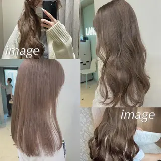 ミディアム カラー 🥞ベージュ系カラー 【すずきりほ】🥞のヘアスタイル