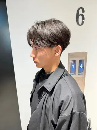 パーマ メンズ 💈フェザーパーマ 須賀俊介💈のヘアスタイル