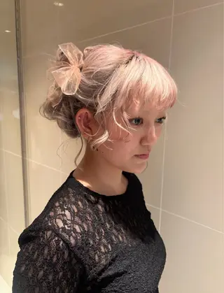 ヘアアレンジ 【パーマ🌀/暖色カ ラー🍷】ななこ🌴のヘアスタイル