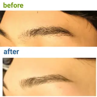メンズ マツエク・マツパ 口コミ高評価🌠眉と まつ毛の専門MIKIのマツエク・マツパデザイン