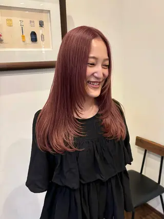 ロング 杉本 舞のヘアスタイル