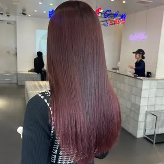 ロング カラー 🍒暖色✖️レイヤー ／Haruna🍒のヘアスタイル