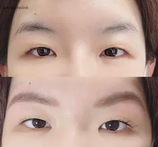 メンズ マツエク・マツパ パーフェクトウィンク ちぢいわみのりのマツエク・マツパデザイン